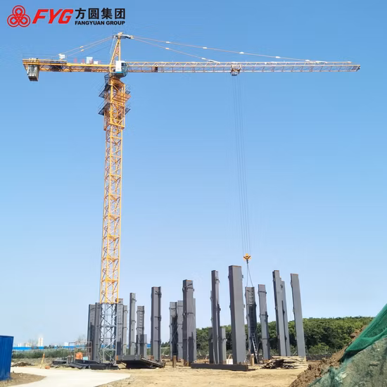 Max 6t Tower Crane with a 55m Working Radius and 140m Lifting Height