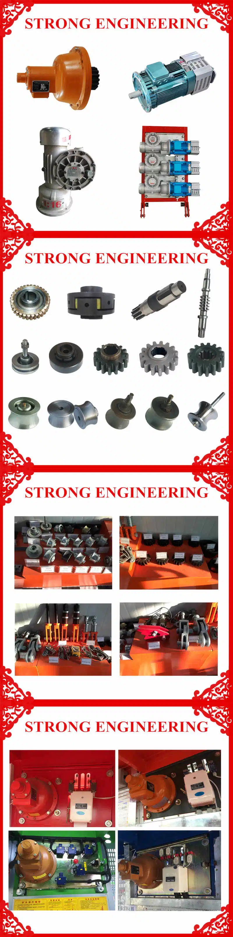 Construction Elevator Hoist and Spare Parts for Lifting