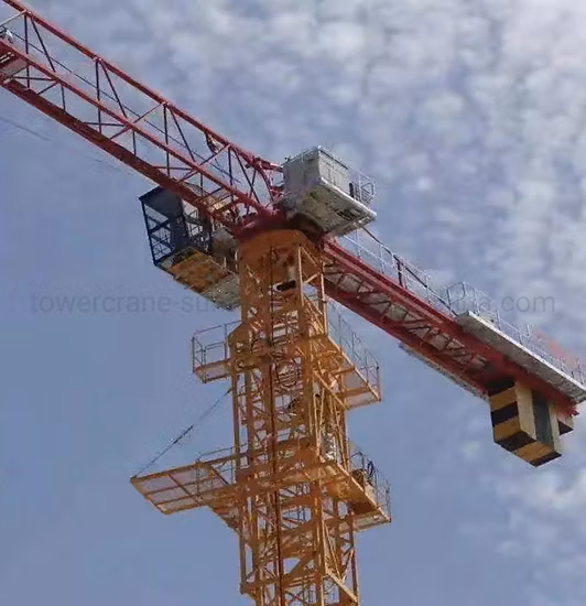 Suntec Construction Machinery 16 Ton Flat Top / Luffing Jib / Hammerhead Tower Crane, Can Be Customized According to Tonnage