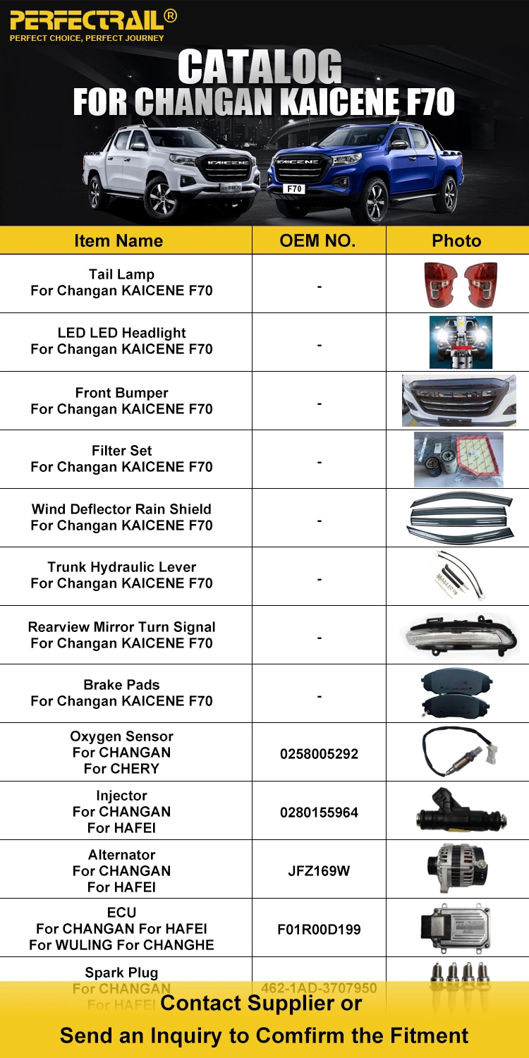 Perfectrail Car Accessories Auto Body Kit Spare Parts for Changan Uni-K Uni-T Benben E-Star Hunter CS15 CS35 CS55 CS75 Alsvin