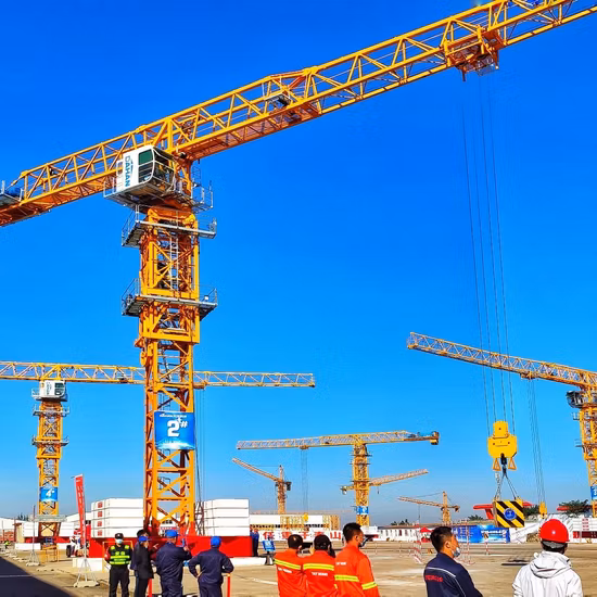 Dahan Tower Crane 150-200m 8t Flat Top Tower Crane Hot Selling Global Crane Manufacturer Tower Crane