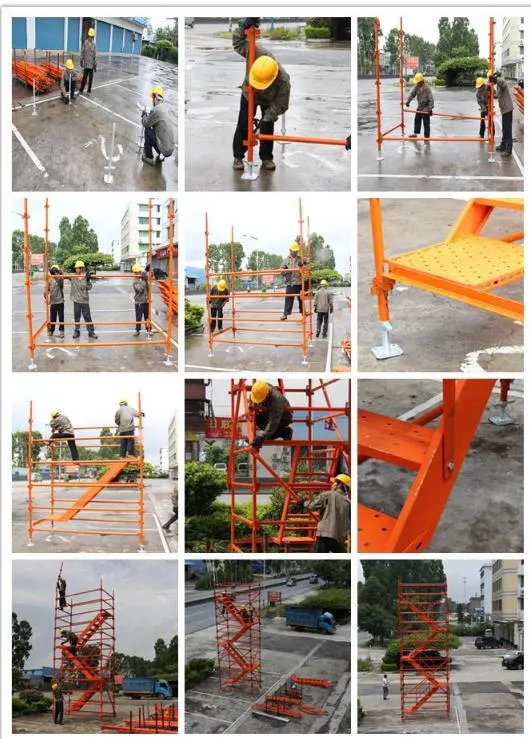 Heavy Duty Safety Ladder Cage for Subway Tunnel Construction